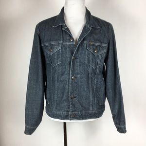 Ralph Lauren velcro back jean jacket M